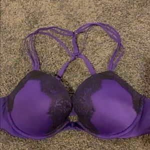 VS purple front close bra